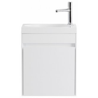 Тумба с раковиной BelBagno Pietra Mini 46R Bianco Lucido