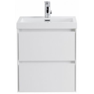 Тумба с раковиной BelBagno Pietra Mini 50 Bianco Lucido