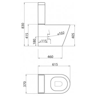 Унитаз-компакт BelBagno Flay-R BB007CPR