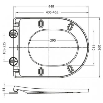 Унитаз-компакт BelBagno Flay-R BB007CPR