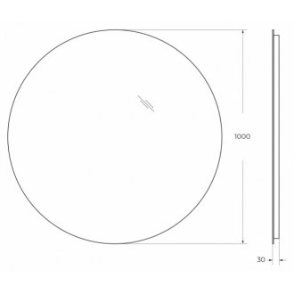 Зеркало BelBagno SPC-INT-1000-LED