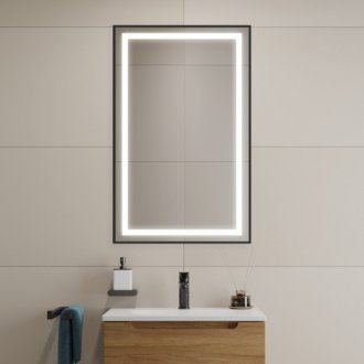 Зеркало BelBagno SPC-KRAFT-500-800-SENS-NERO