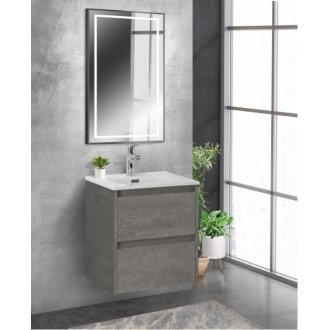 Зеркало BelBagno SPC-KRAFT-500-900-LED-TCH-WARM-NERO