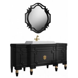 Мебель для ванной Белюкс Кастилия 170 черная/золот...