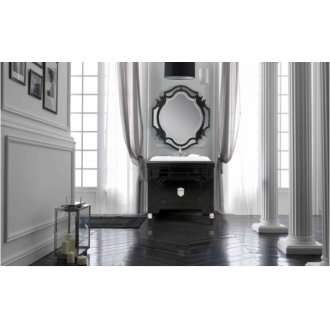 Мебель для ванной Белюкс Кастилия 100 черная/серебро