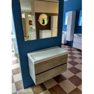 Мебель для ванной Белюкс Париж НП80-02 бетон чикаго