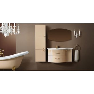Мебель для ванной Белюкс Версаль 110Л-8 бежевая левосторонняя