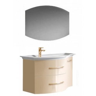 Мебель для ванной Белюкс Версаль 110Л-555 бежевая левосторонняя