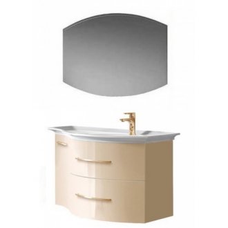 Мебель для ванной Белюкс Версаль 110П-555 бежевая правосторонняя