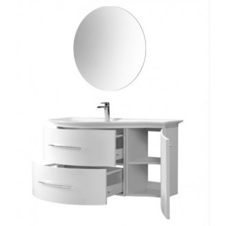 Мебель для ванной Белюкс Версаль 110Л-555 120 см белая левосторонняя