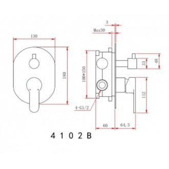 Душевая система Berges Nardis 3R 071014