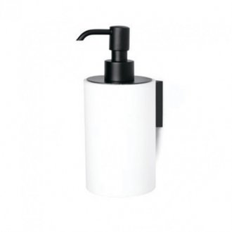 Дозатор для мыла подвесной Bertocci Trecento 125 4828 белый/черный