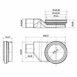 Душевой лоток Bettoserb Confluo Premium Line 750 White Glass 13000284 белый