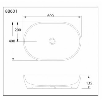 Раковина beWash Bogen 88601070