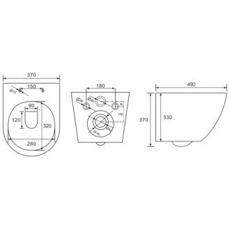 Комплект beWash 74P05BY03480