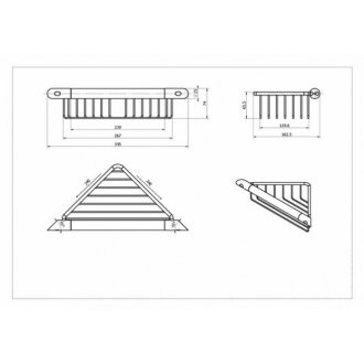 Полка Black&White SN-2155