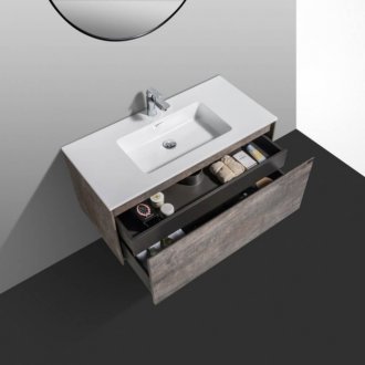 Мебель для ванной Black&White Universe U905 100 см