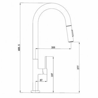 Смеситель для кухни Boch Mann Ami BM8593