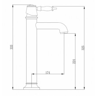 Смеситель для раковины Boch Mann Marbella XL BM8729