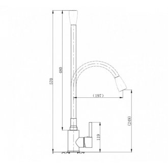 Смеситель для кухни Boch Mann Mia B BM10421