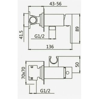 Гигиенический набор Boch Mann Resia GR BM10414