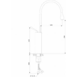 Смеситель для раковины Boch Mann Tropfen BM9634