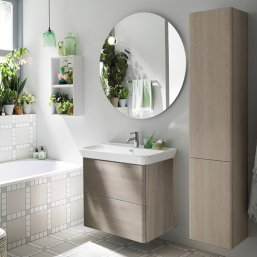 Мебель для ванной Burgbad Iveo 80 фланелевый дуб
