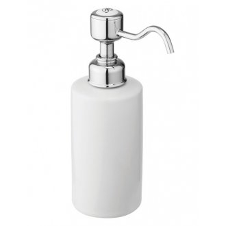 Дозатор для жидкого мыла Burlington A48 CHR хром/белый