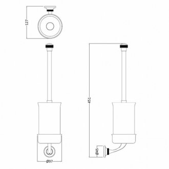 Ершик Burlington Guild GU025G золото