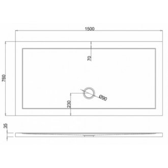 Душевой поддон Burlington Zamori Z1180