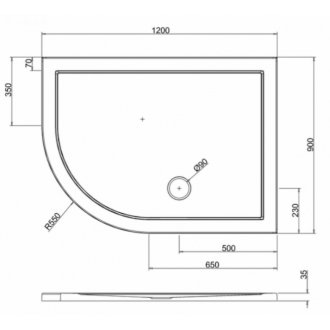 Душевой поддон Burlington Zamori Z1203