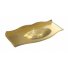 Раковина для тумбы стеклянная OW15-11014-G золото