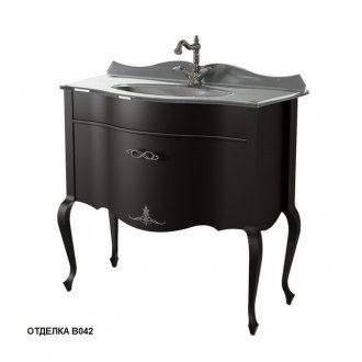 Мебель для ванной Caprigo Bourget 90 со стеклянной раковиной