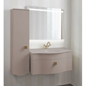 Мебель для ванной Caprigo Nokturn 80 со стеклянной раковиной