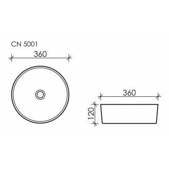 Раковина Ceramica Nova Element CN5001