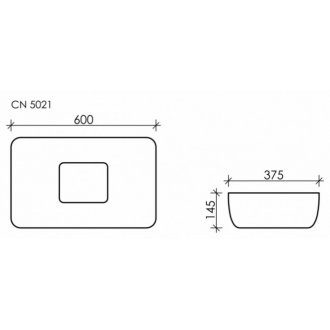 Раковина Ceramica Nova Element CN5021