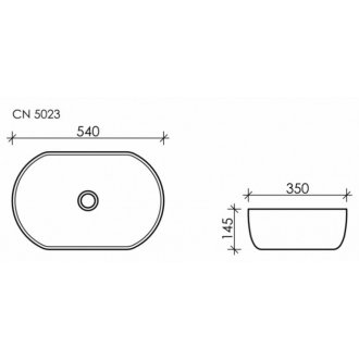 Раковина Ceramica Nova Element CN5023