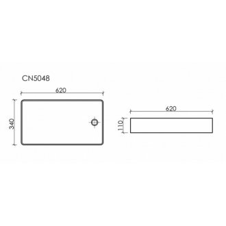 Раковина Ceramica Nova Element CN5048