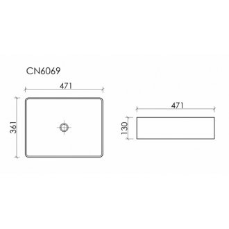 Раковина Ceramica Nova Element CN6069