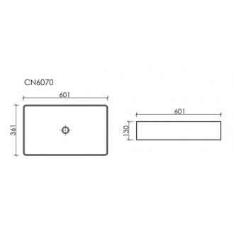 Раковина Ceramica Nova Element CN6070