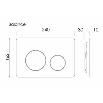Комплект Ceramicanova Forma CN3009_121001MB