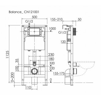Комплект Ceramicanova Forma CN3009_121002CH