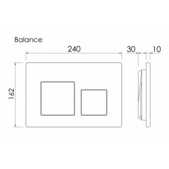 Комплект Ceramicanova Forma CN3009_121002CH