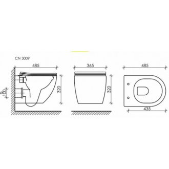 Комплект Ceramicanova Forma CN3009_121002CH