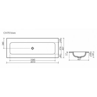 Раковина Ceramicanova Grace CN7016MBwx