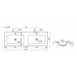 Раковина Ceramicanova Grace CN7022