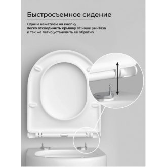 Унитаз подвесной Ceramicanova Moments CN3003