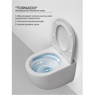 Унитаз подвесной Ceramicanova Union CN4009T