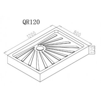 Душевой поддон CeruttiSpa QR121