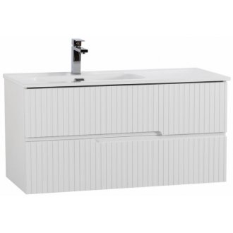 Тумба с раковиной Cezares Duet-N 100-CZR-8095-100-L Bianco Lucido